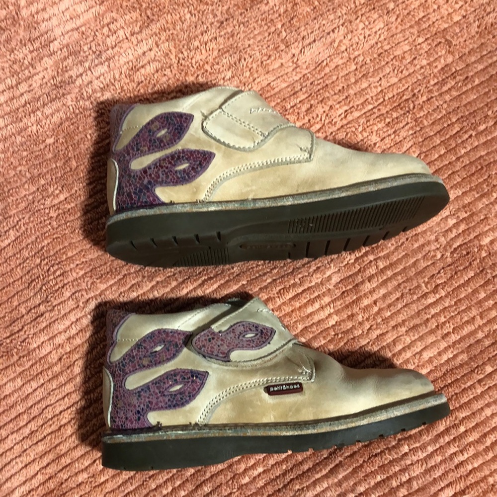 PetitShoes Leather Hard Bottom Shoe Boots